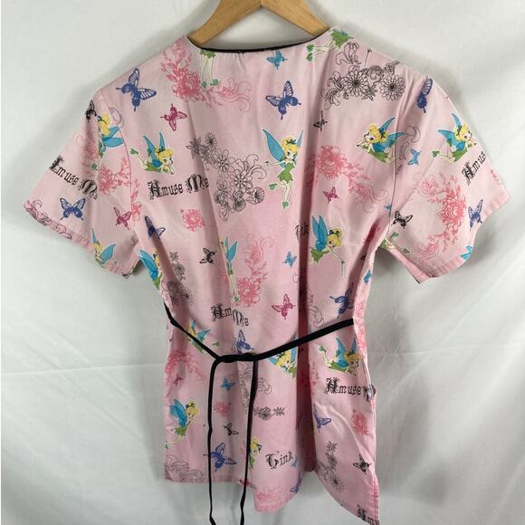 Disney Tinkerbell Scrub Top Size XS - Picture 4 of 4